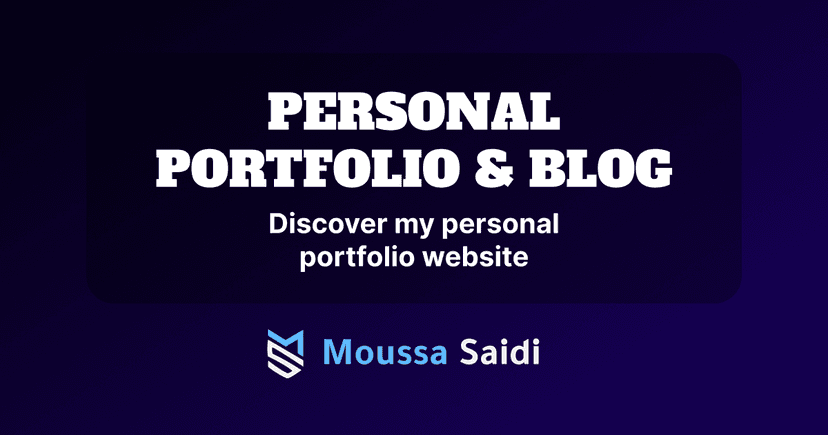 Personal Portfolio and Blog